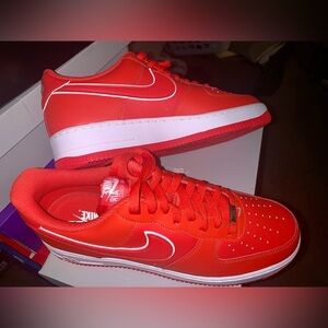 Men’s Size 12 US - Nike Air Force 1 '07 ORANGE (Picante Red) BRAND NEW IN BOX